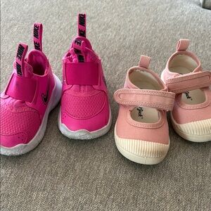 Pink Sneakers size 4